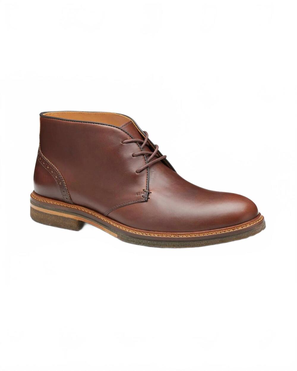 NEW JOHNSTON & MURPHY men's calder 175th anniversary chukka boot in brown